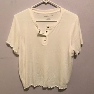 American Eagle quarter button up